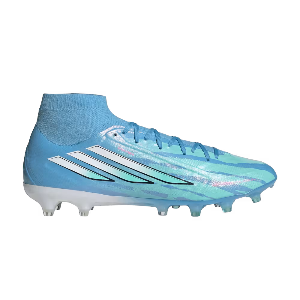 Trinity Rodman x adidas Women's F50 Sparkfusion Pro Mid FG AG Semi Blue Burst Lucid Pink