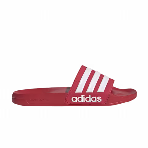 Adidas Adilette Shower Slides 'Scarlet White'