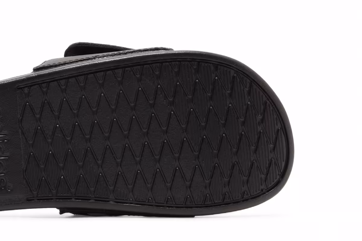 Adidas Adilette Comfort Adjustable Slide Black White, view 6