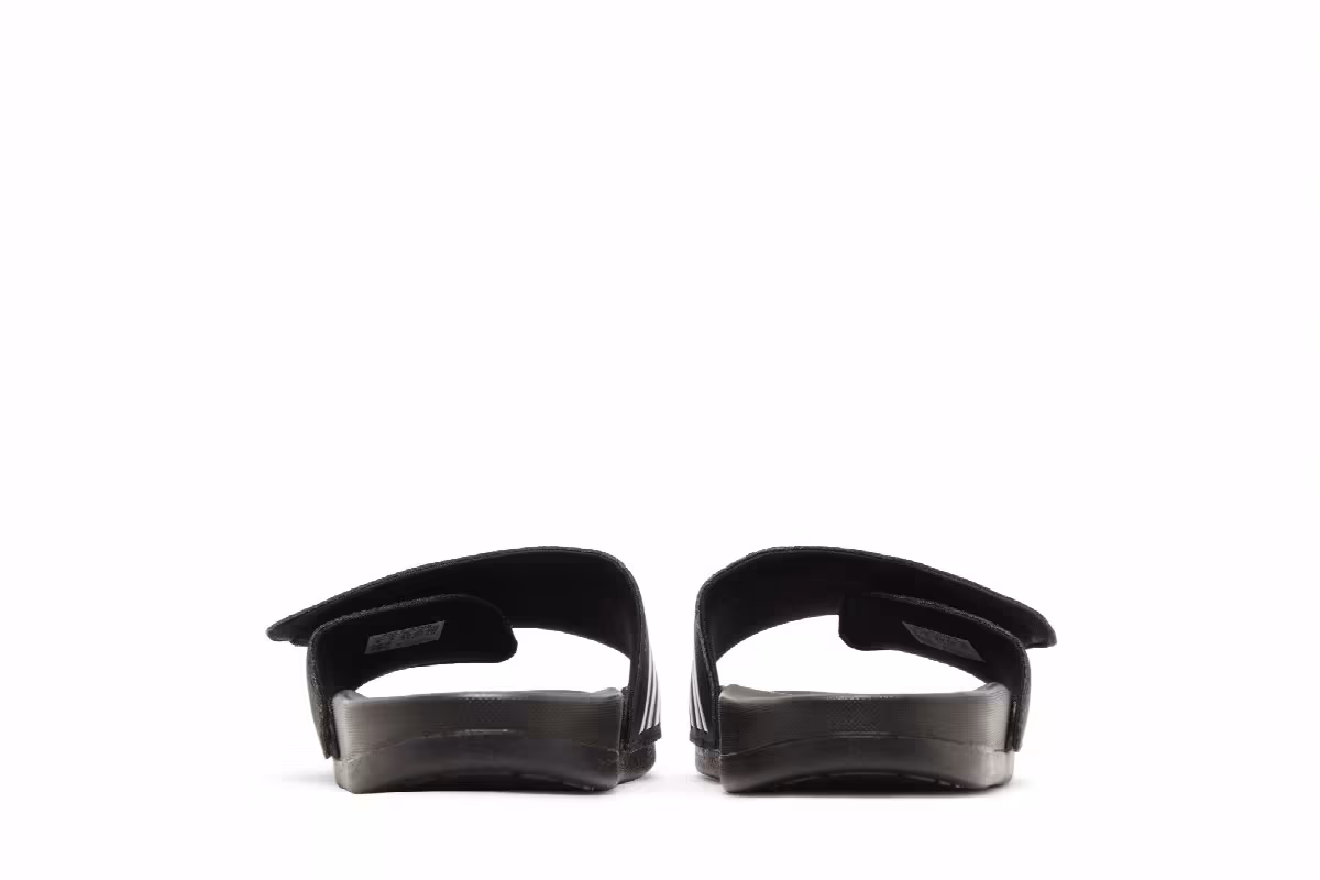Adidas Adilette Comfort Adjustable Slide Black White, view 7