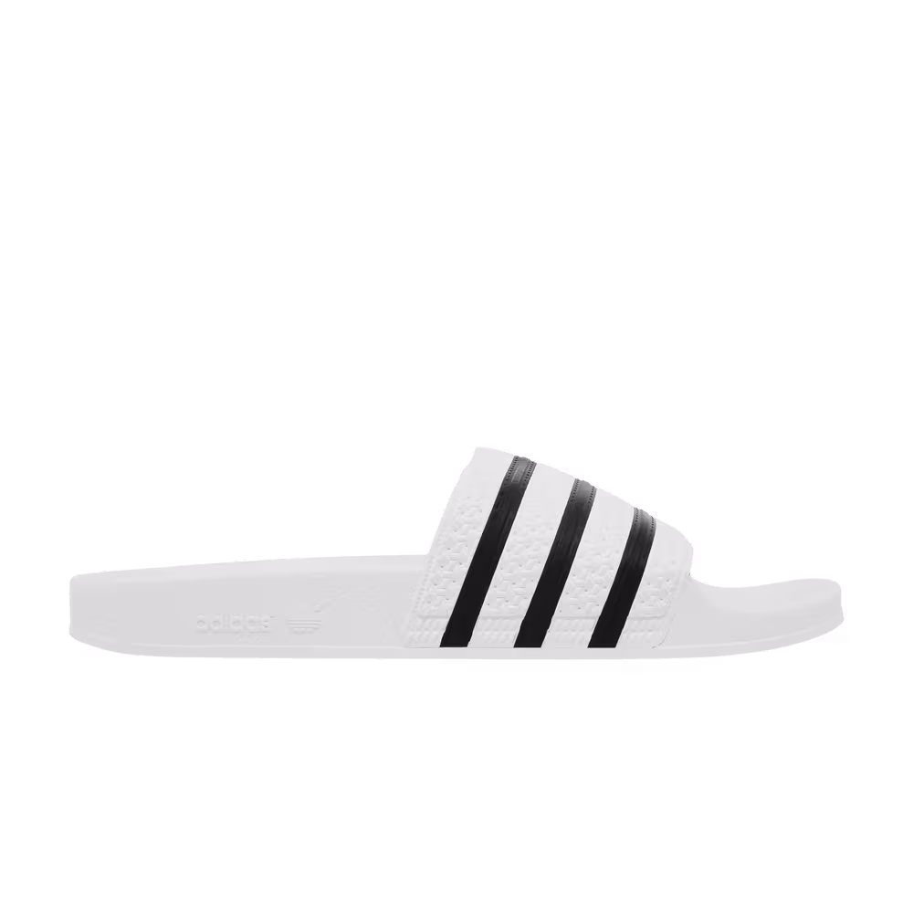 adidas Adilette Slide White Black