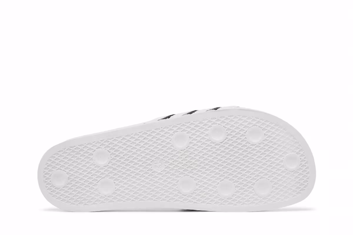 adidas Adilette Slide White Black, view 5