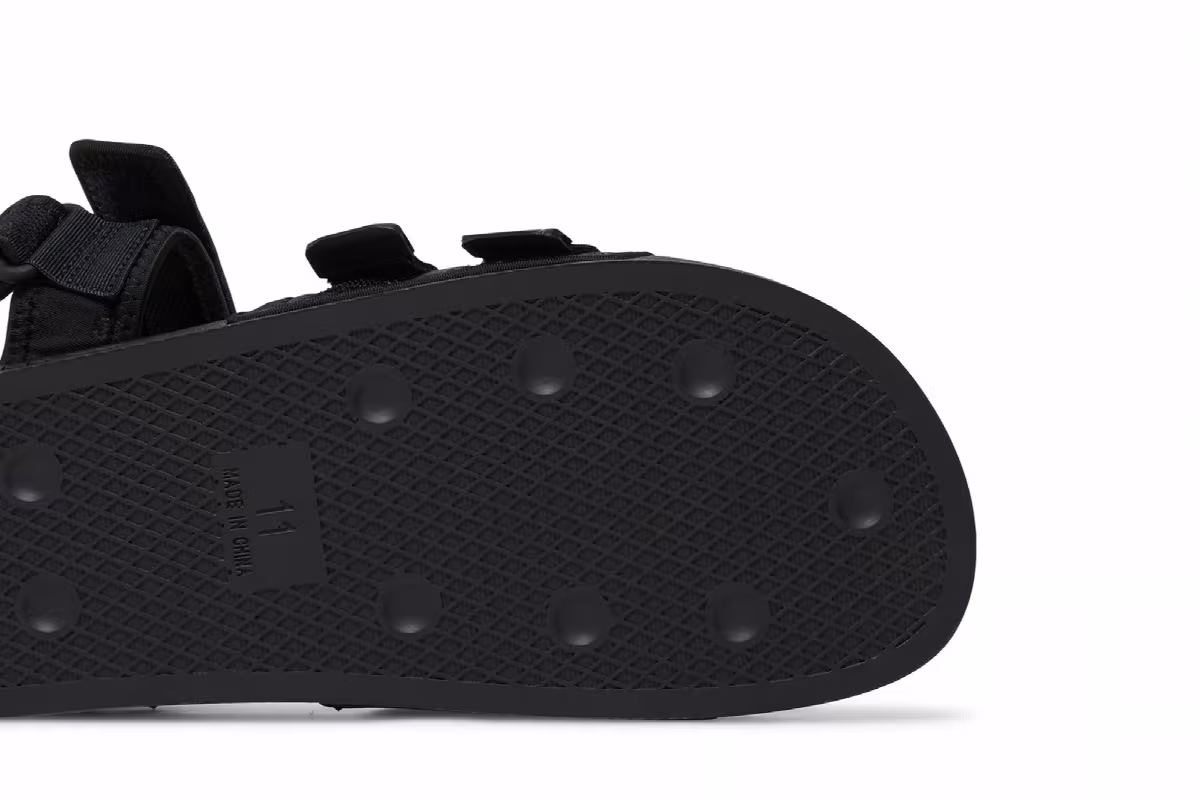 adidas Adilette Sandal Black White, view 6