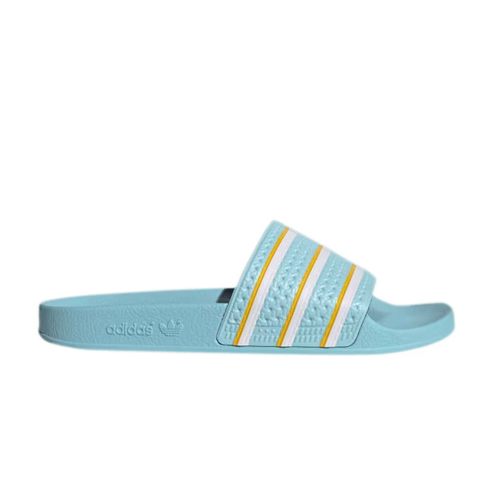 Adidas Adilette Slides Blue Zest