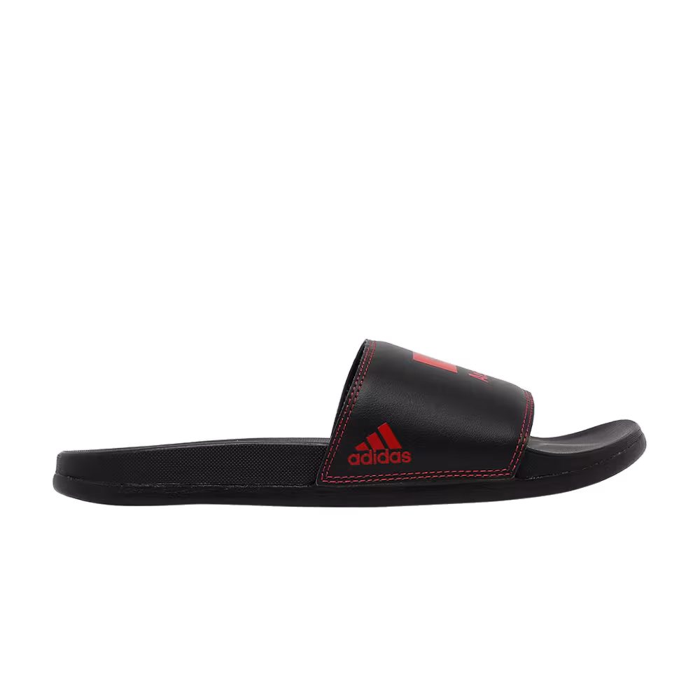 424 x Arsenal FC x adidas Adilette Comfort Slide Black Scarlet