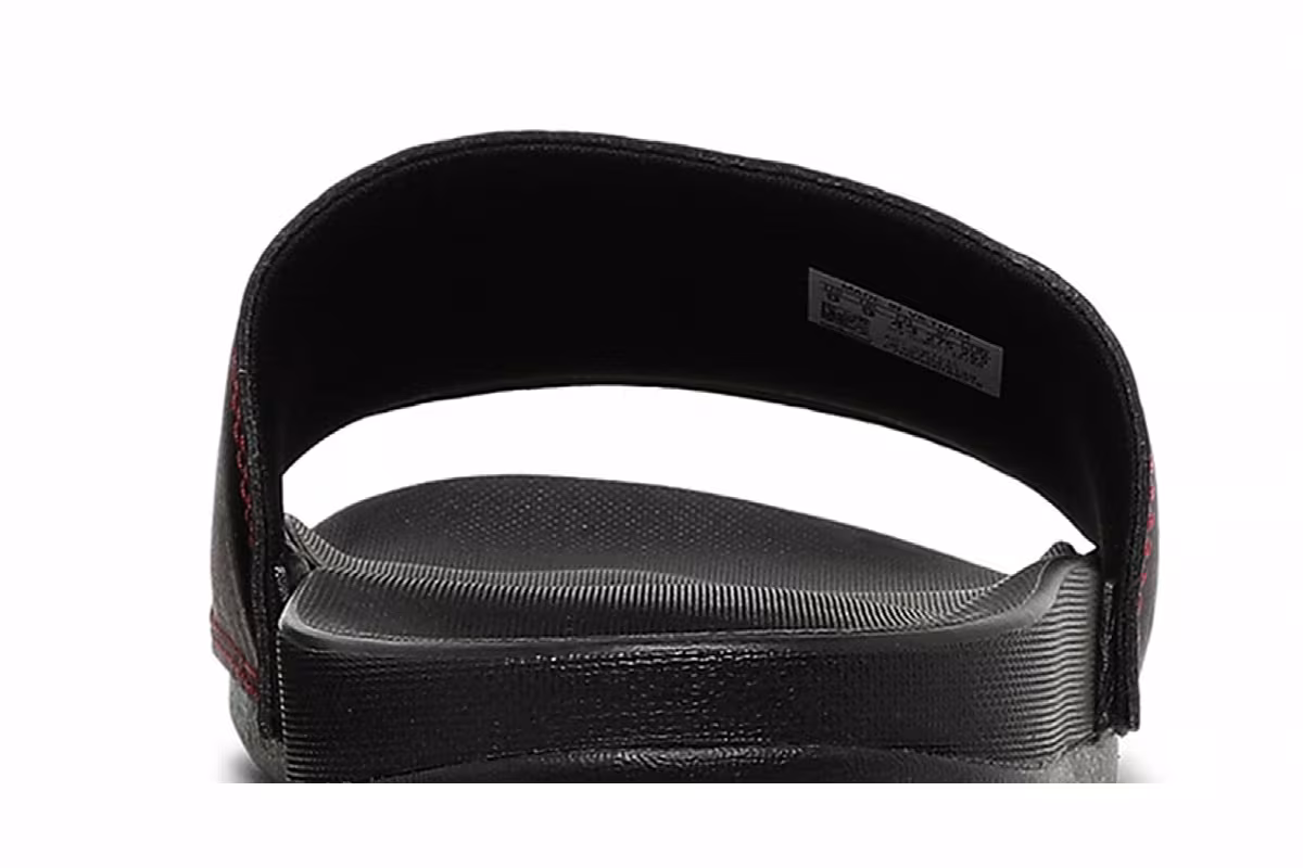 424 x Arsenal FC x adidas Adilette Comfort Slide Black Scarlet, view 8