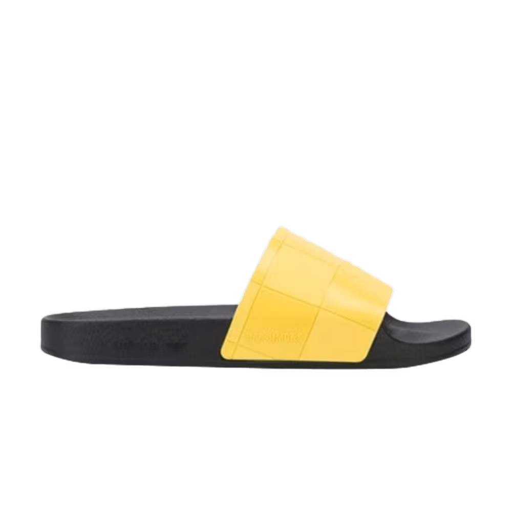 Raf Simons x adidas Adilette Checkerboard Black Lemon