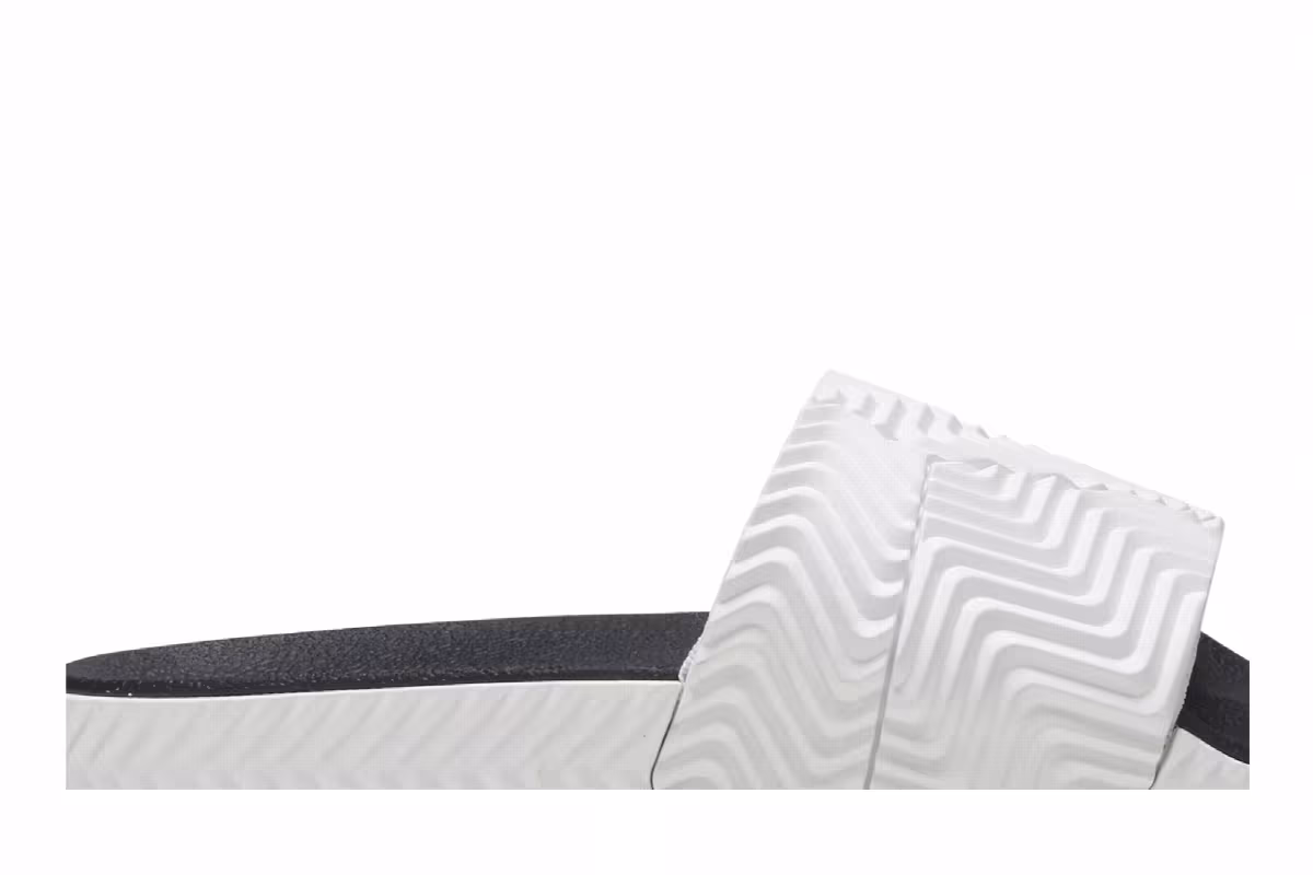 Alexander Wang x adidas AW Adilette Slide White, view 3