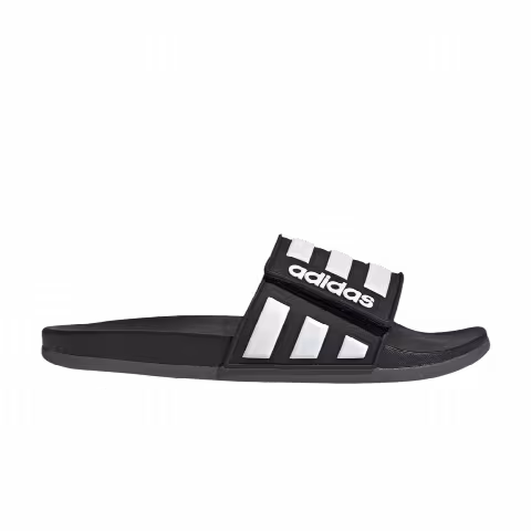 adidas Adilette Comfort ADJ 'Black White'