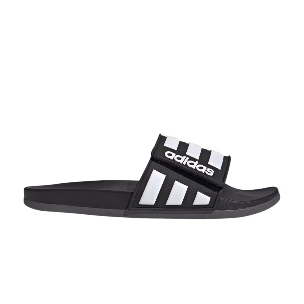 adidas Adilette Comfort ADJ Black White