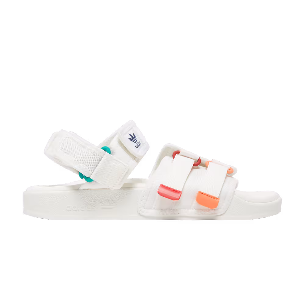 adidas Adilette Sandal 4.0 White Scarlet True Orange