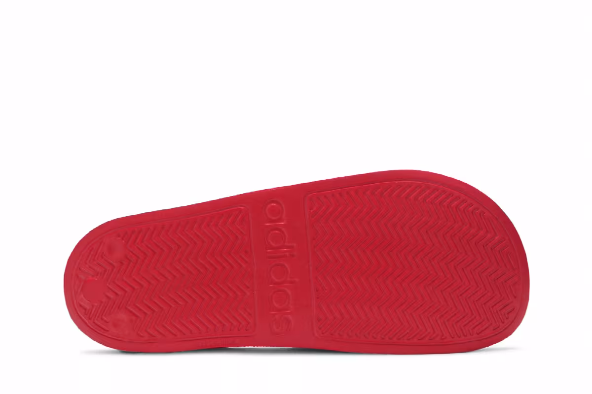 Adidas Adilette CloudFoam Slides Scarlet, view 5