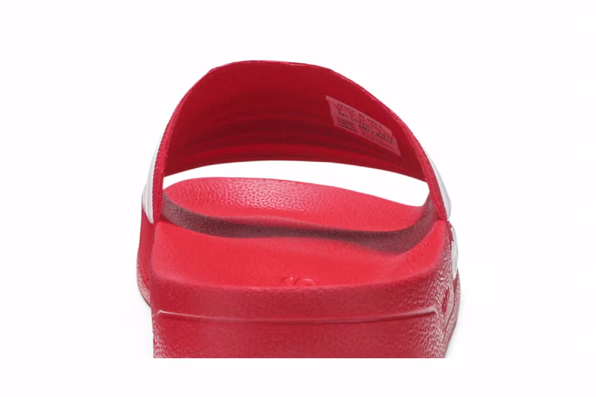 Adidas Adilette CloudFoam Slides Scarlet, view 8