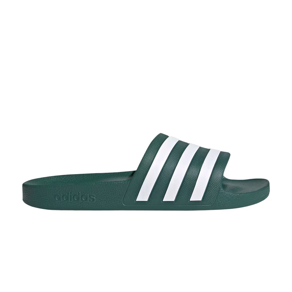 adidas Adilette Aqua Slide Collegiate Green Cloud White