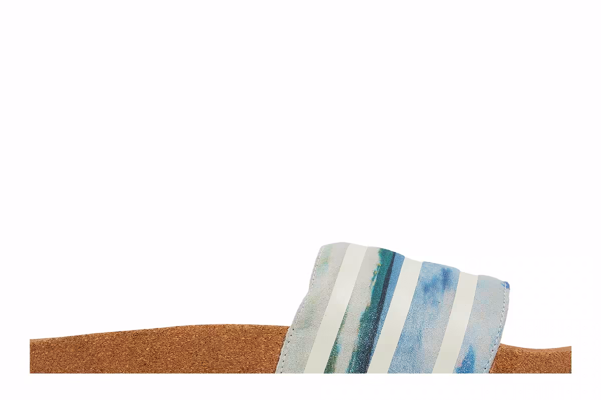 adidas Adilette Slides Cork, view 3
