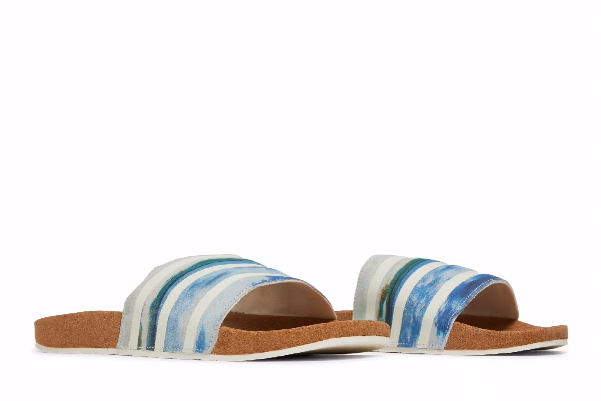adidas Adilette Slides Cork, view 9