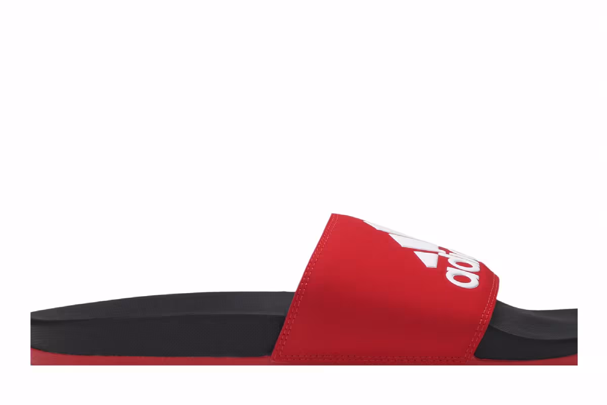 Adidas Adilette Comfort Slides Active Red, view 3