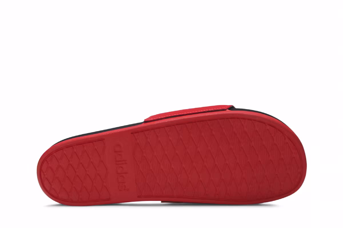 Adidas Adilette Comfort Slides Active Red, view 5