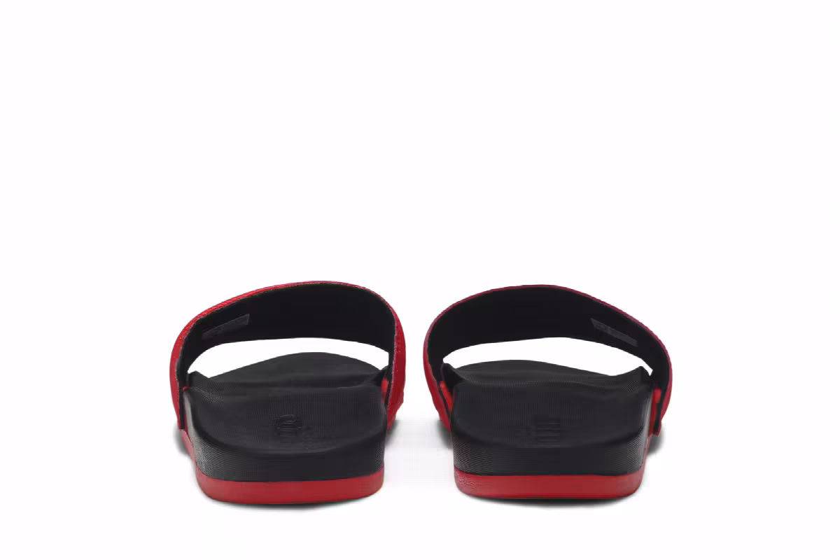 Adidas Adilette Comfort Slides Active Red, view 7