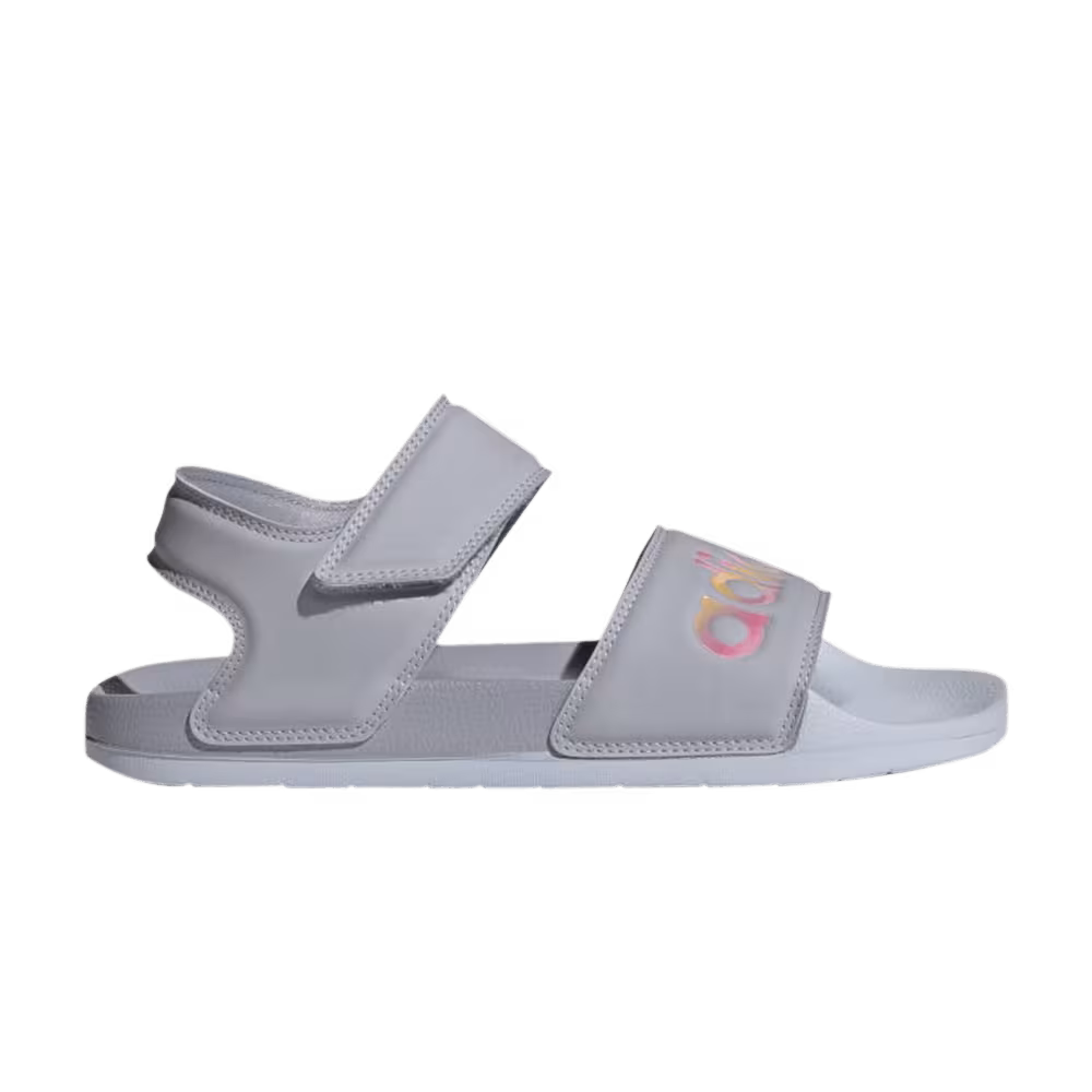 Adidas Adilette Sandal Halo Silver Iridescent
