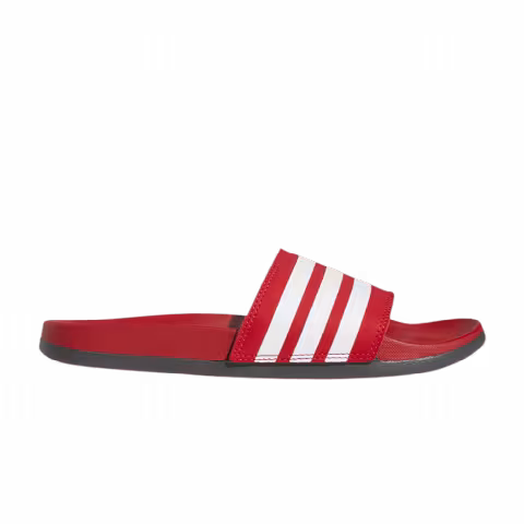 Adidas Adilette Comfort Slides 'Scarlet White'