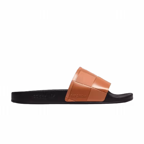 Raf Simons x adidas Adilette 'Dark Brown Checkerboard'