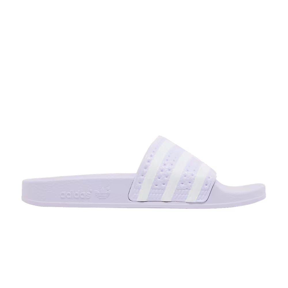 Adidas Women's Adilette Slides Purple Tint