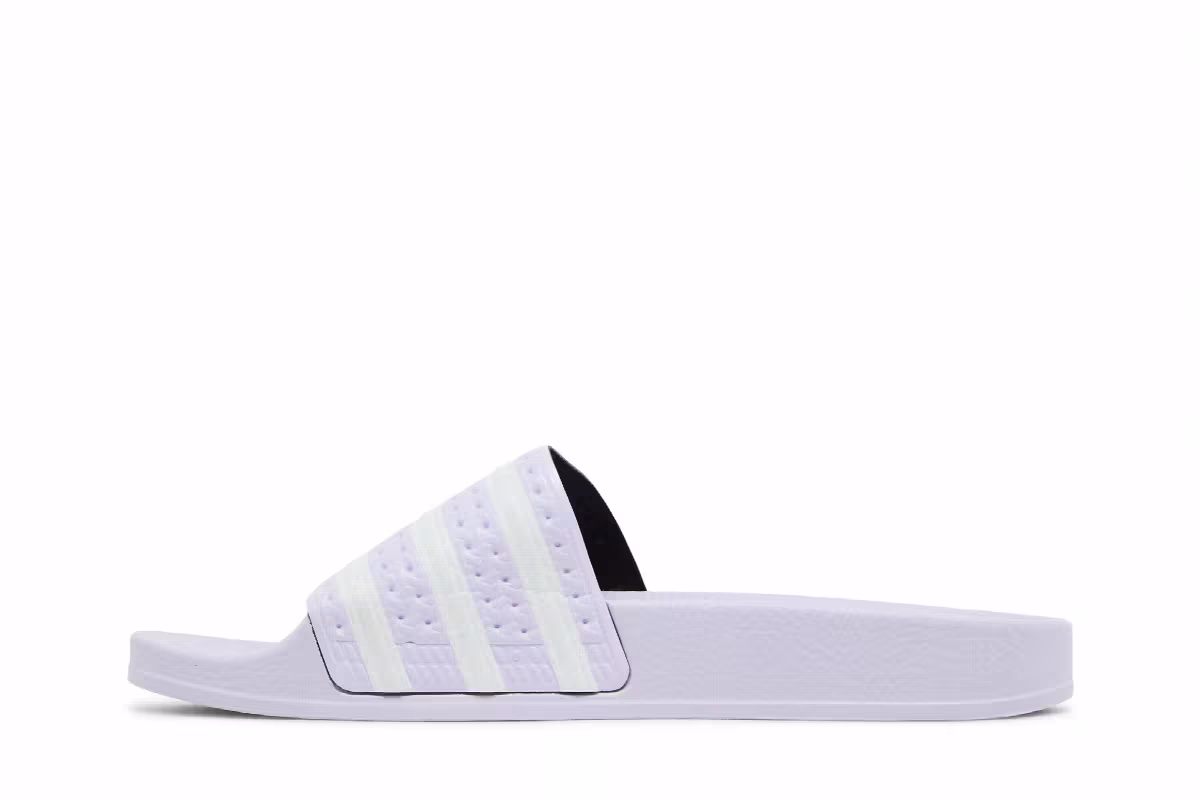 Adidas Women's Adilette Slides Purple Tint, view 4