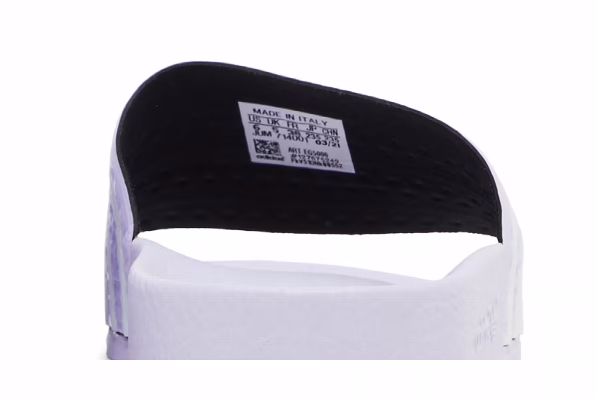 Adidas Women's Adilette Slides Purple Tint, view 8
