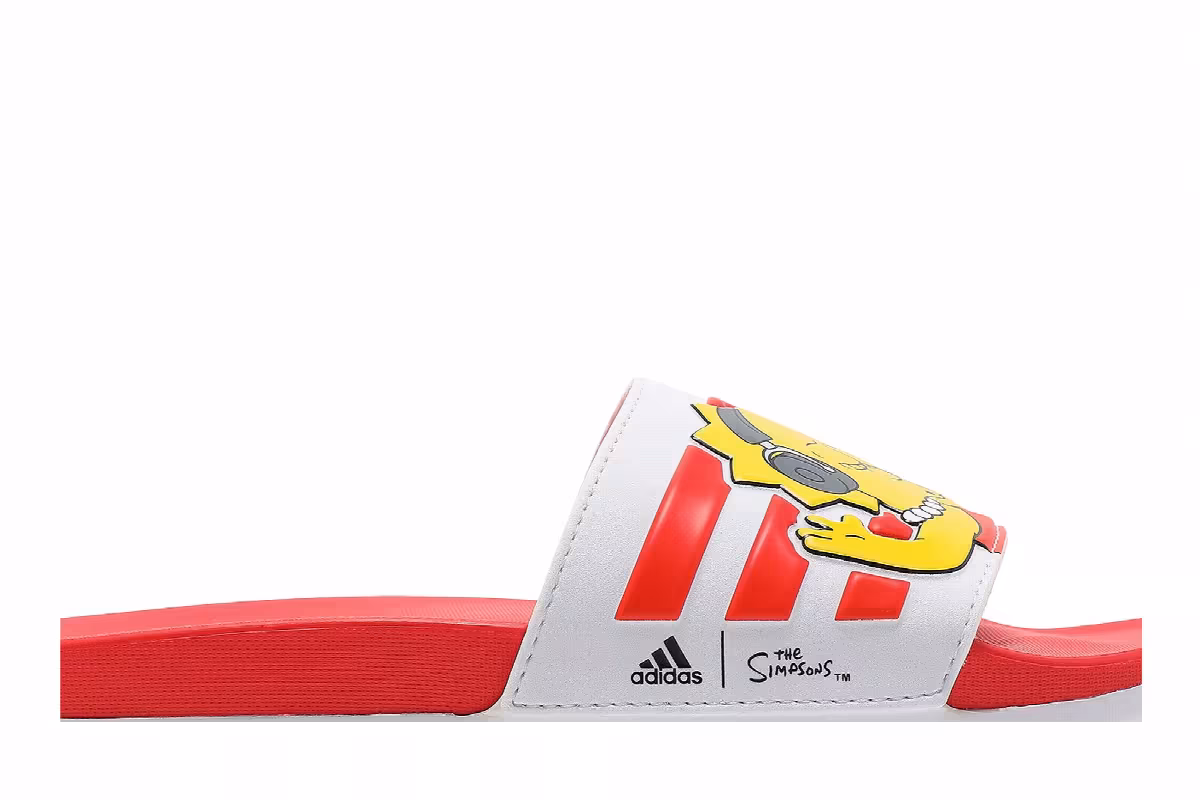 The Simpsons x adidas Women's Adilette Comfort Slides Lisa, view 3