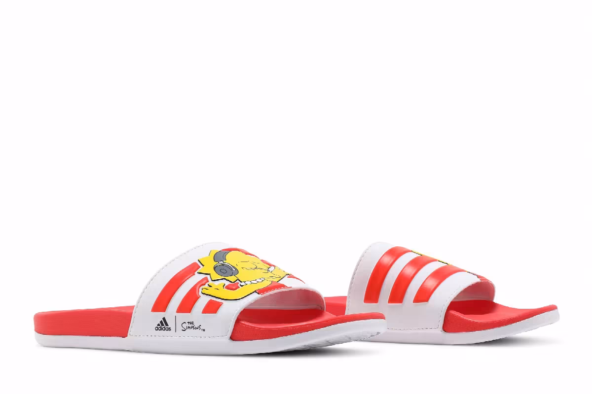 The Simpsons x adidas Women's Adilette Comfort Slides Lisa, view 9