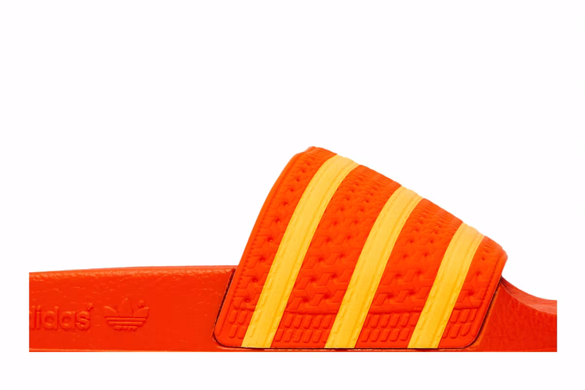 Adidas Women's Adilette Flash Orange, view 3