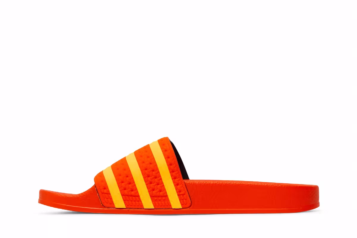 Adidas Women's Adilette Flash Orange, view 4