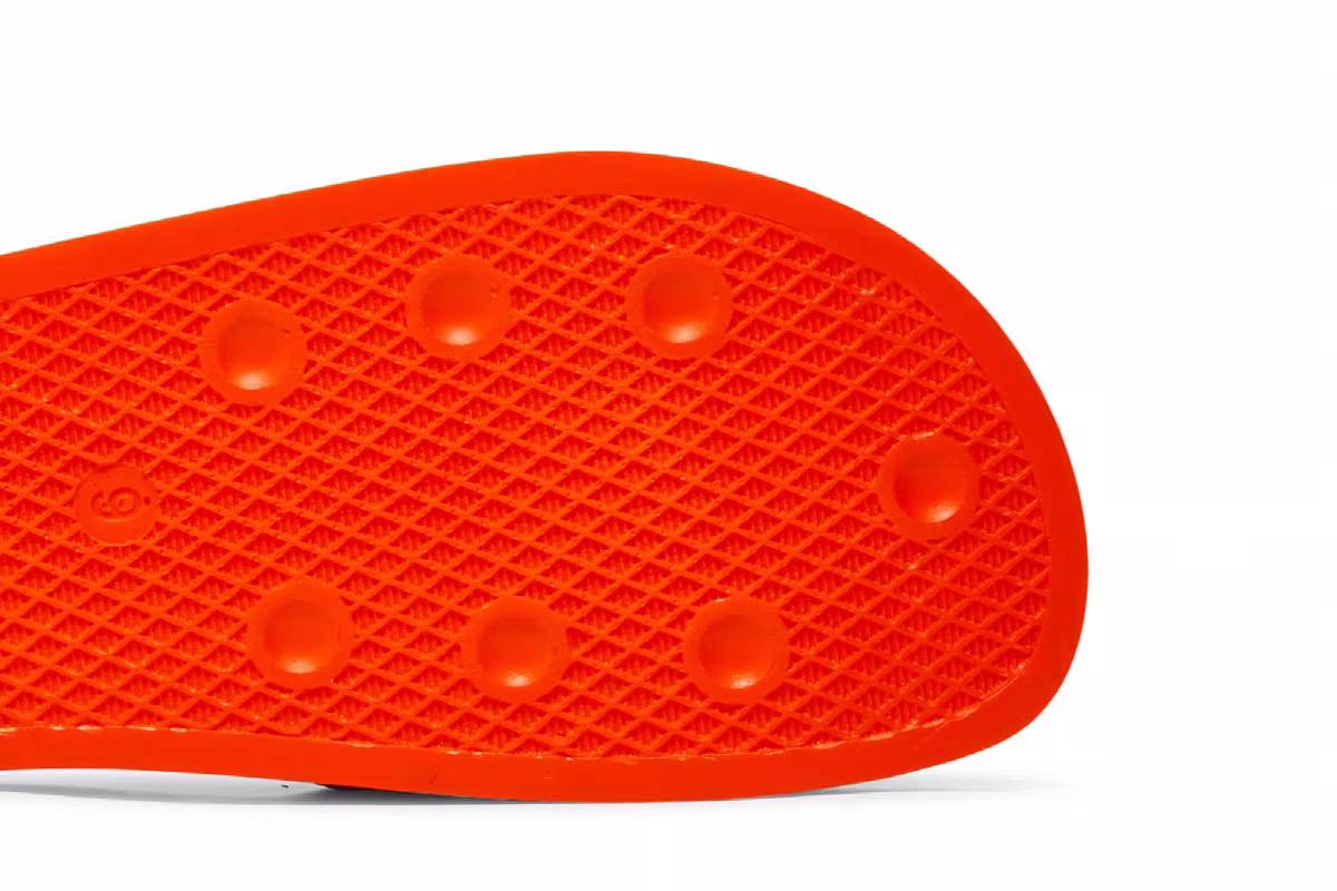 Adidas Women's Adilette Flash Orange, view 6
