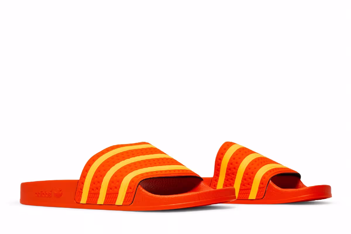 Adidas Women's Adilette Flash Orange, view 9
