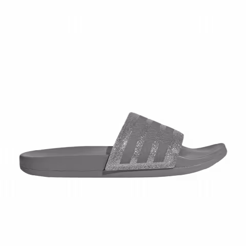 Adidas Wmns Adilette Comfort Slide '3 Stripes Shimmer - Grey Platinum'