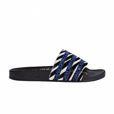 Adidas Wmns Adilette 'Core Black Blue White'