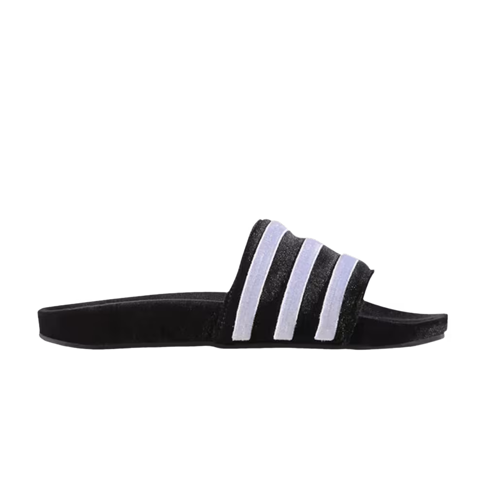 Adidas Women's Adilette Black White