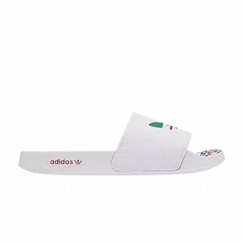 adidas Adilette Slide J 'White Multi'