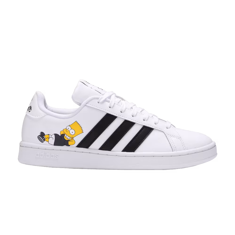 The Simpsons x adidas Grand Court Bart