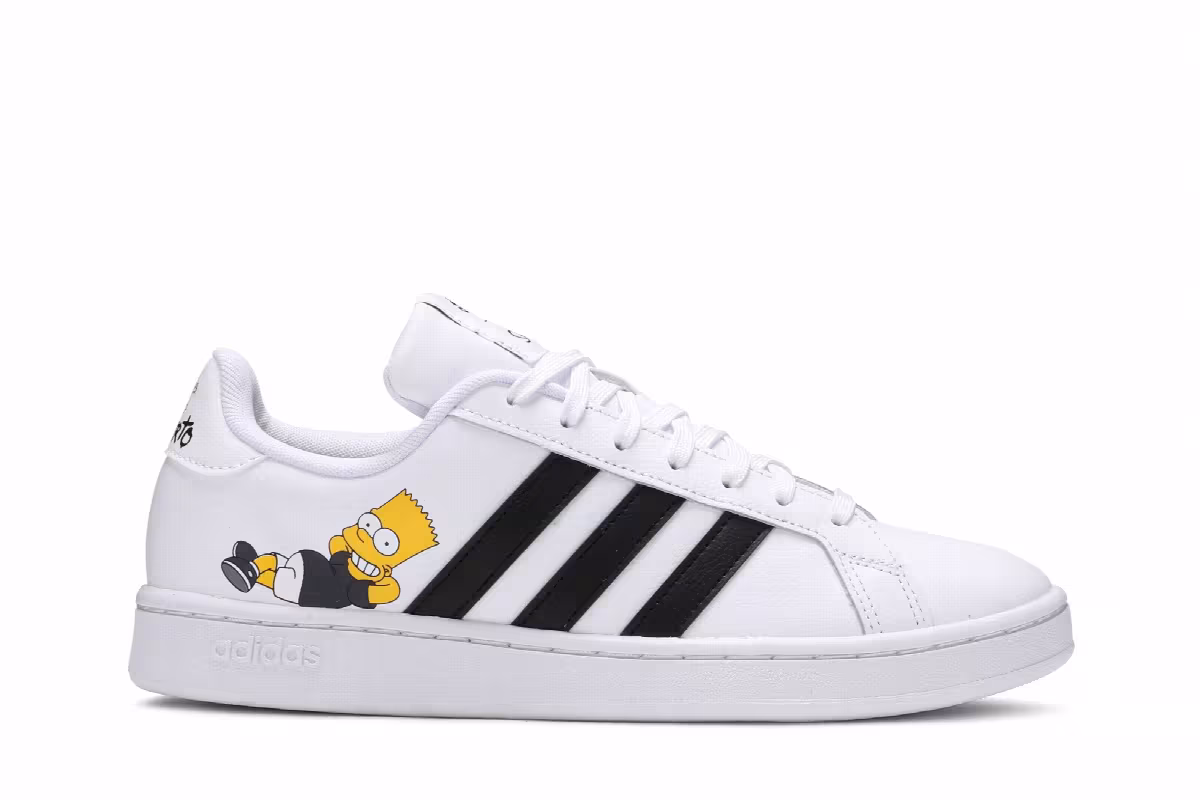 The Simpsons x adidas Grand Court Bart, view 2