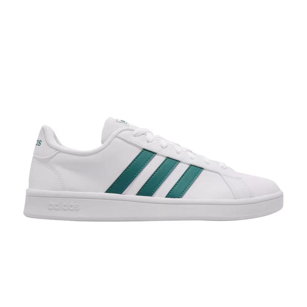 Adidas Grand Court Base White Active Green