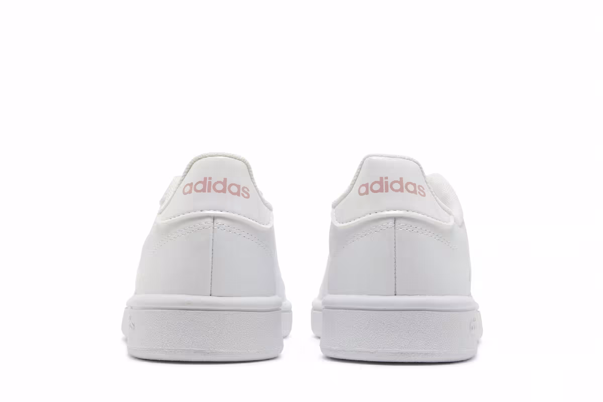 Adidas Women's Grand Court Base White Glow Pink, view 7