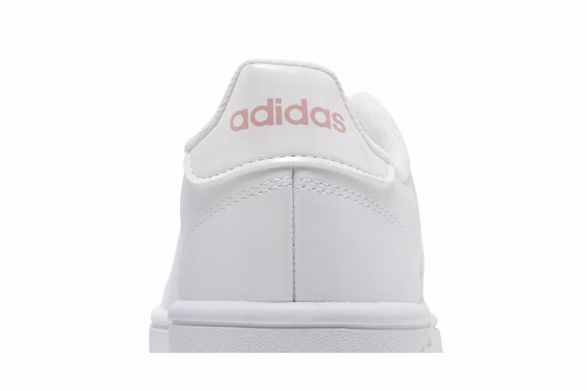 Adidas Women's Grand Court Base White Glow Pink, view 8