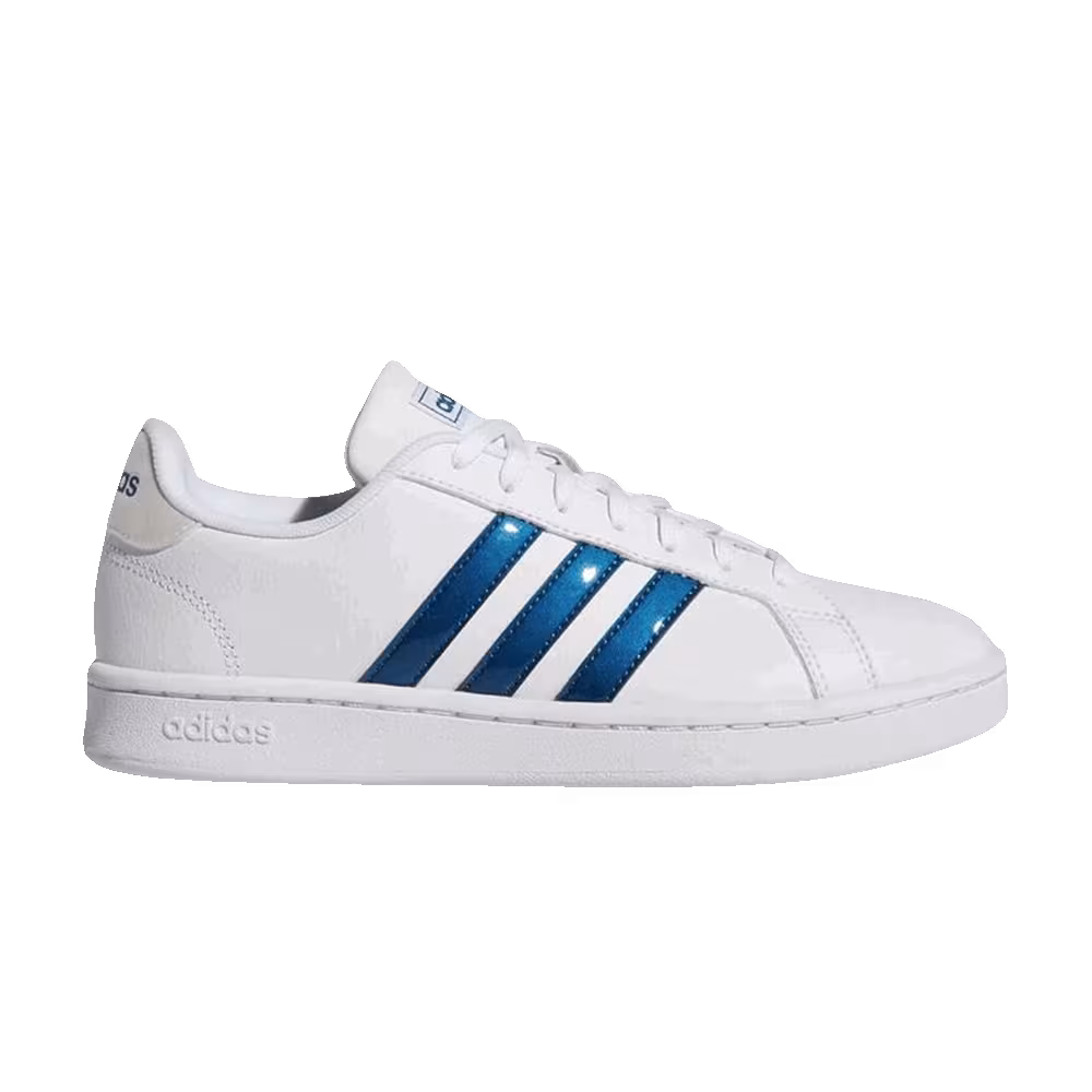 Adidas Women's Grand Court White Marine Blue