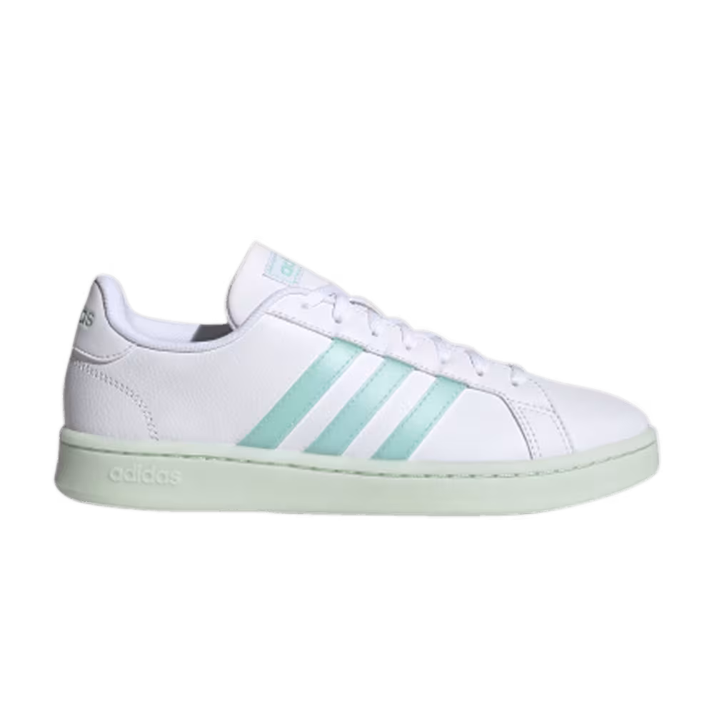 Adidas Women's Grand Court White Bahia Mint
