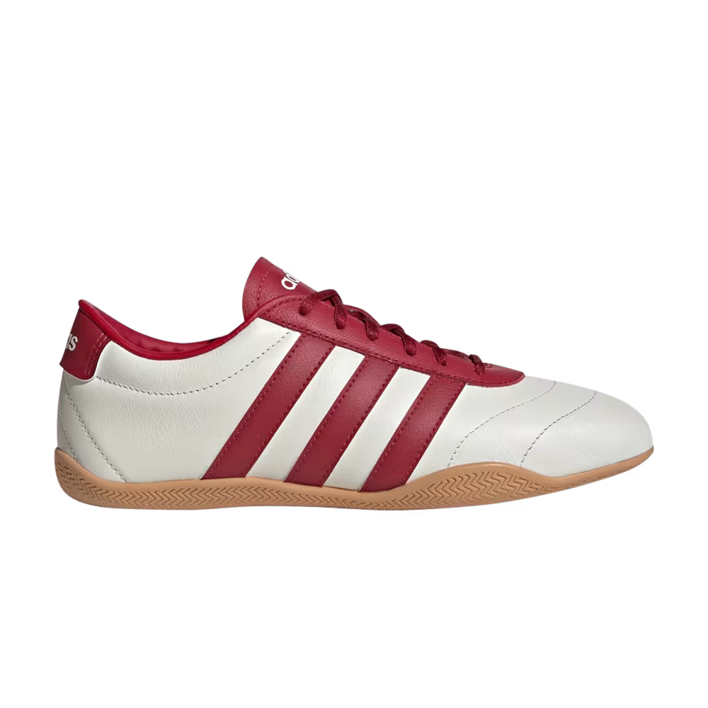 adidas Women's Grand Court Lo Ivory Team Victory Red