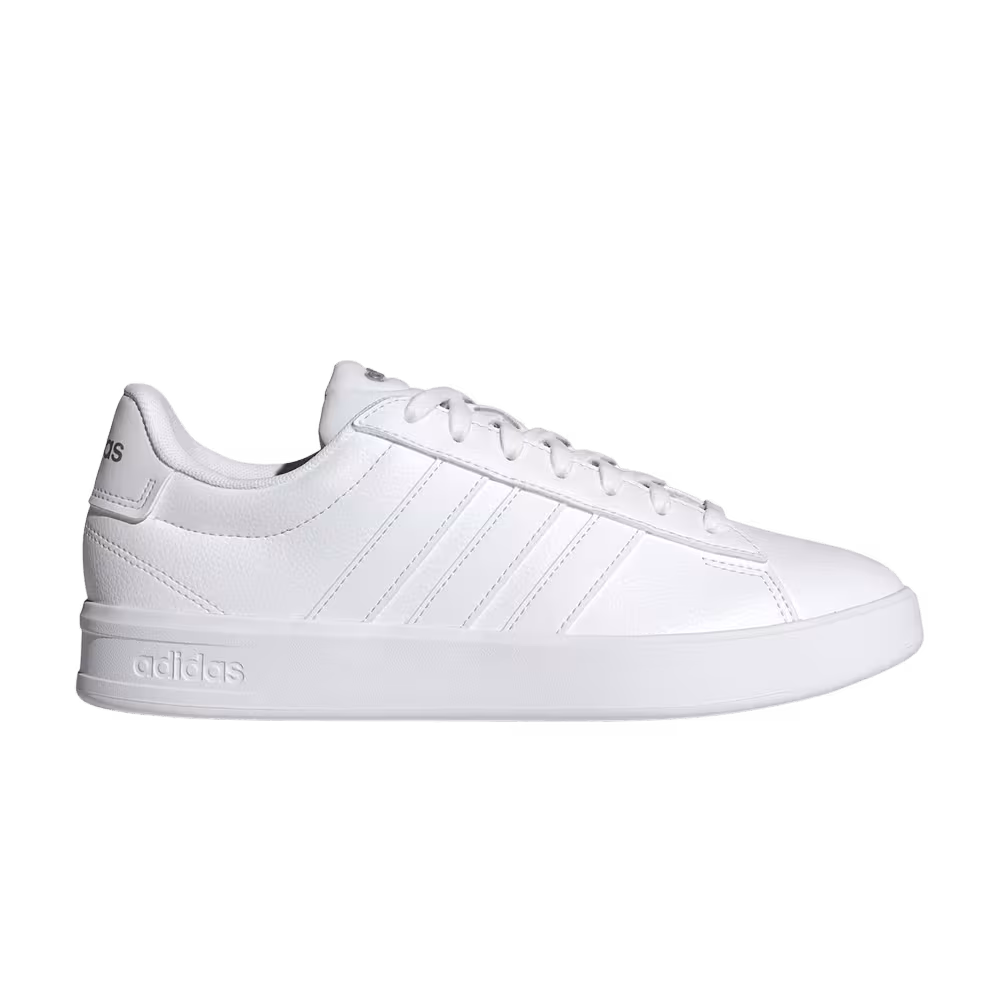 adidas Women's Grand Court 3.0 Cloud White Iron Metallic