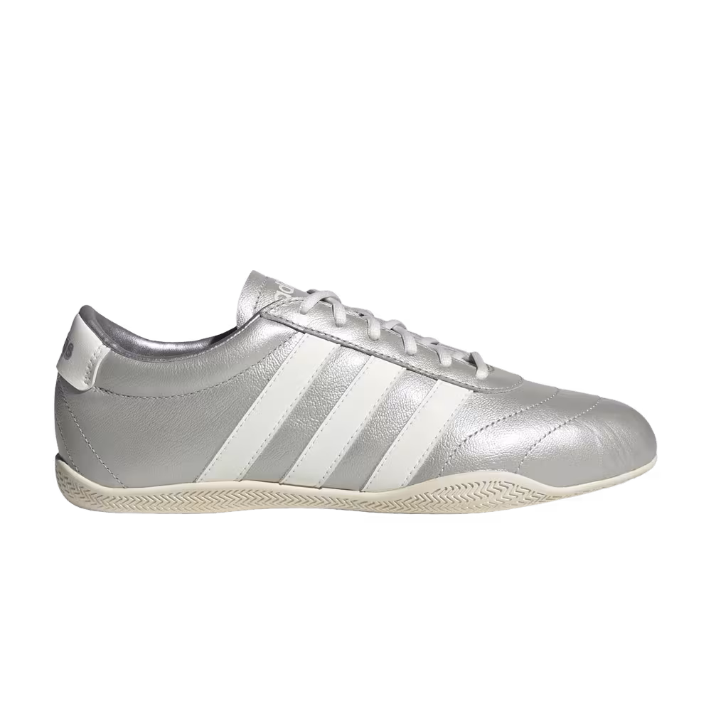 adidas Women's Grand Court Lo Silver Metallic Off White