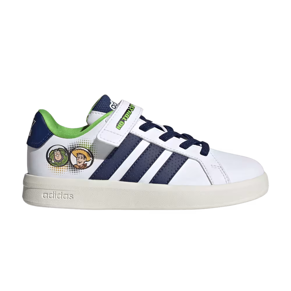 Pixar Toy Story x adidas Grand Court Little Kid Cloud White Dark Blue Off White